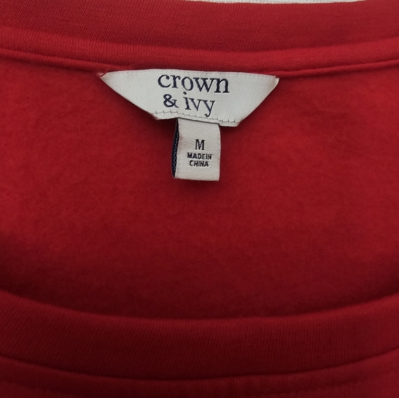 Soft Fleece W/ Pearls M NWOT - Picture 5 of 8